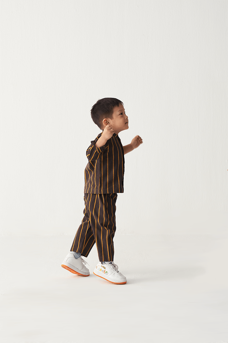 Band Collar Shirt Co - Ord - Three Clothing
