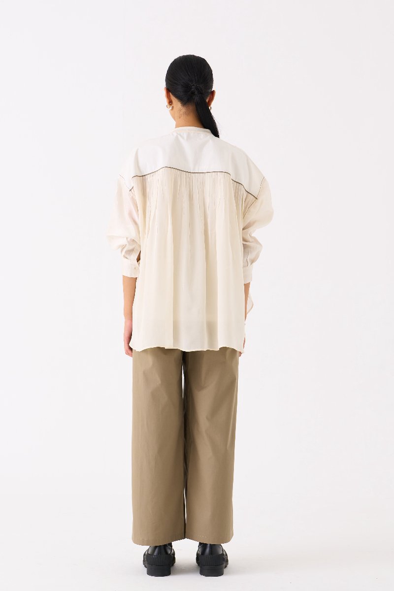 Bat Sleeve Top Ivory - Three