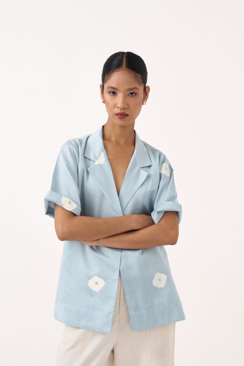 Block Print Blazer Co - ord (Set of 2) - Three Clothing