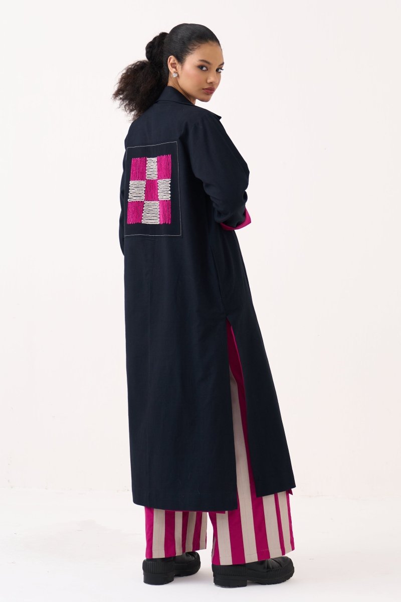 Check Patch Overlay - Three Clothing