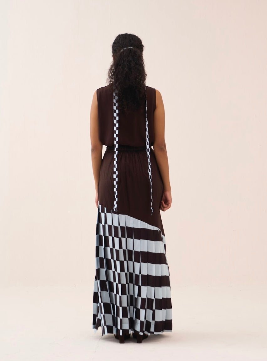 Checkered Skirt - Three Clothing