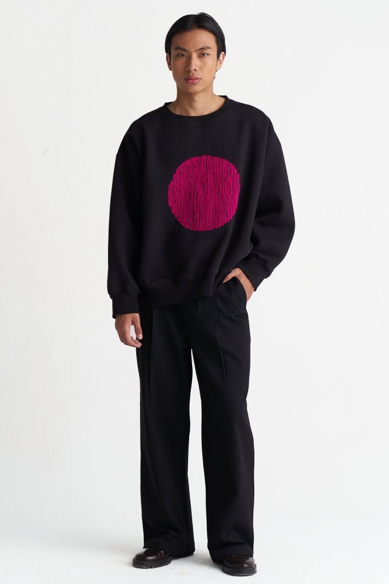 Circle Emb. Jumper - Three Clothing