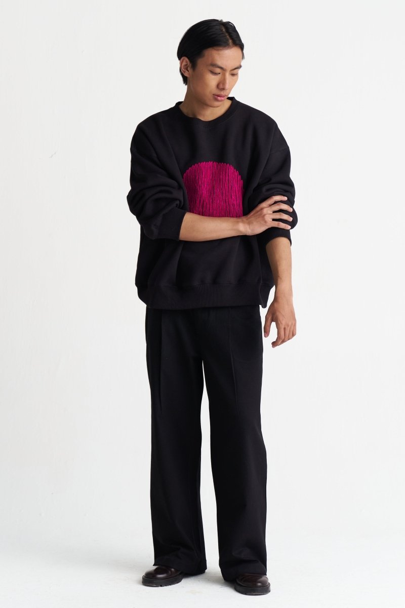 Circle Emb. Jumper - Three Clothing