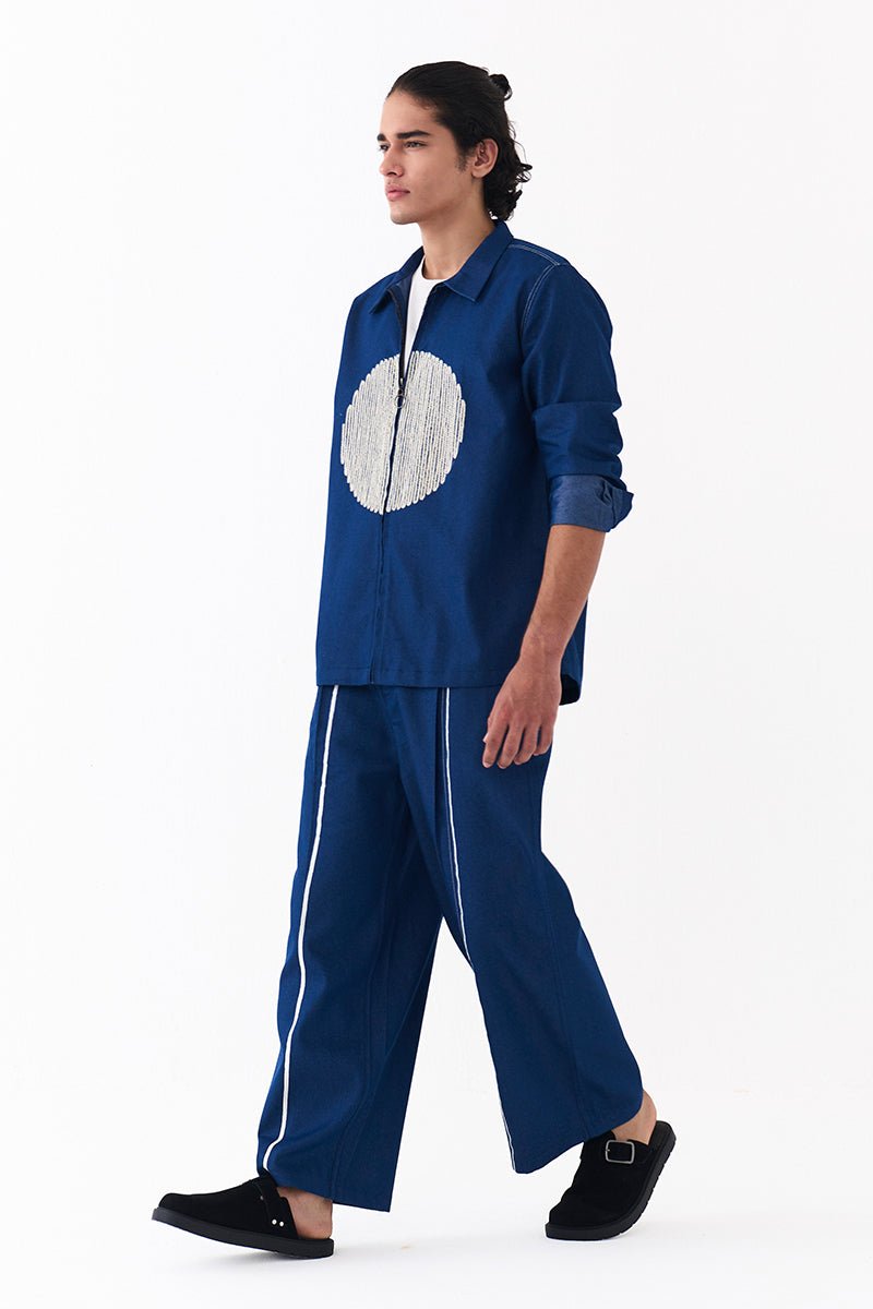 Circle Emb. Shacket - Three Clothing