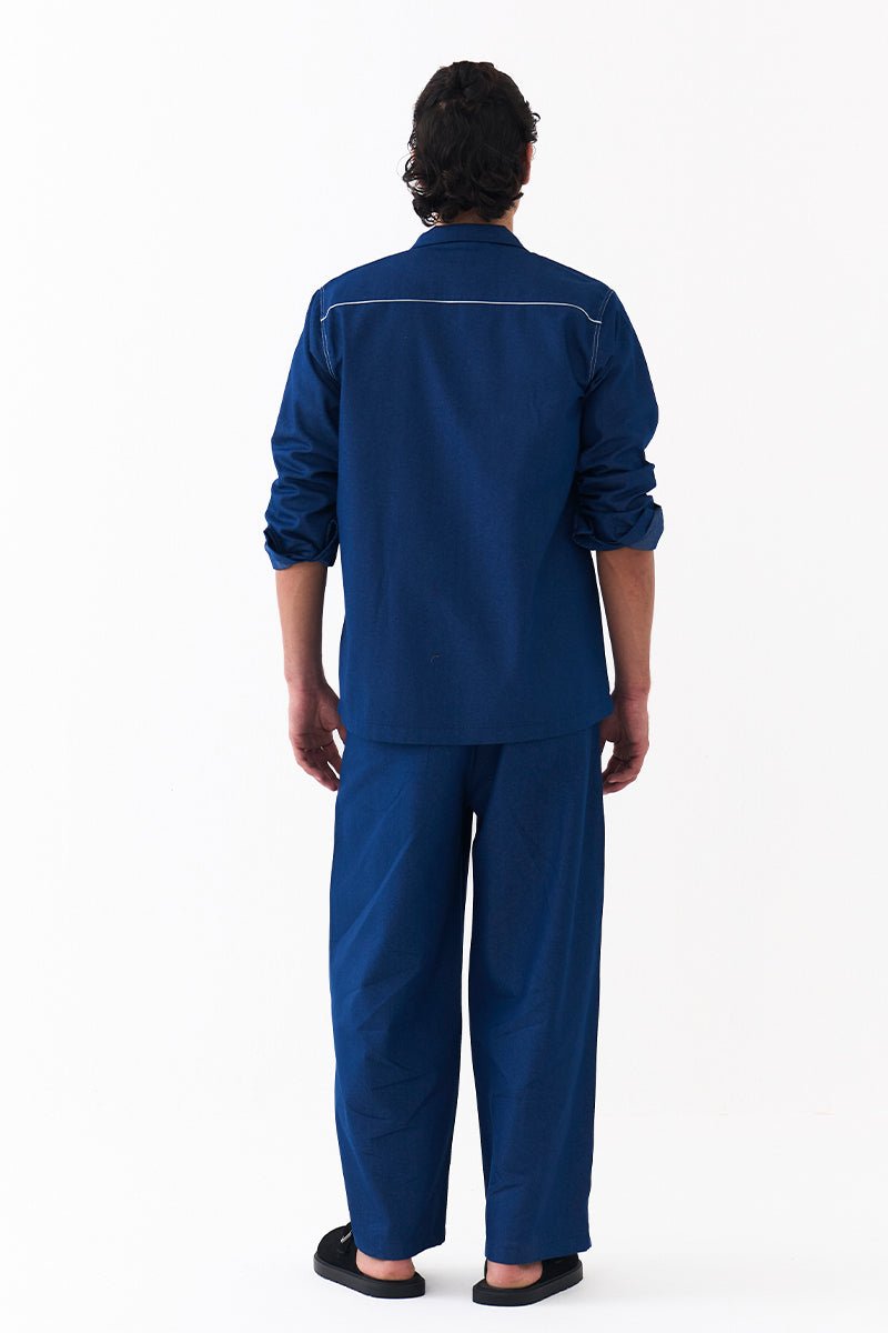Circle Emb. Shacket Co - Ord - Three Clothing