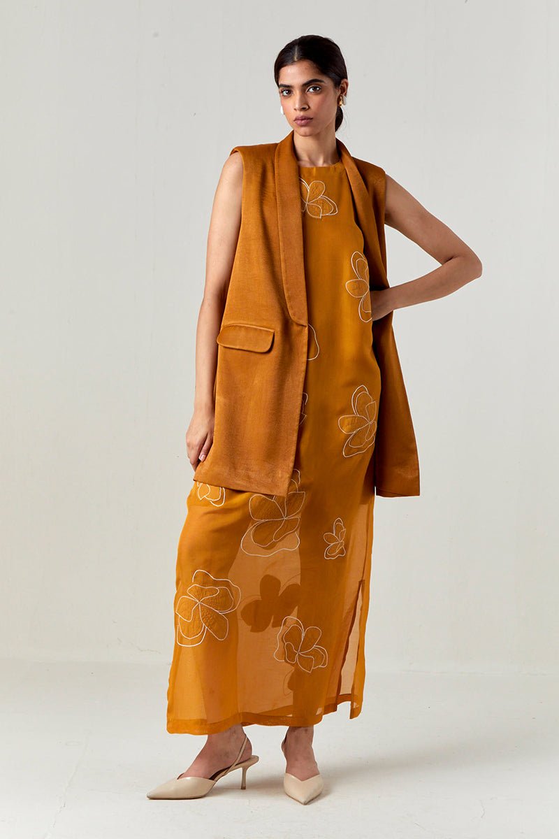 Collared Waist Coat Co - Ord - Three Clothing