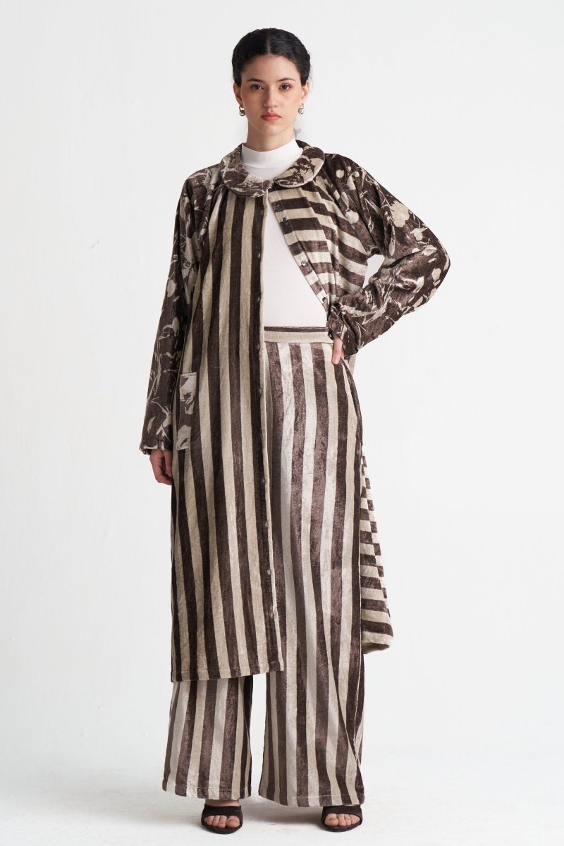 Contrast Stripe Tunic - Three Clothing