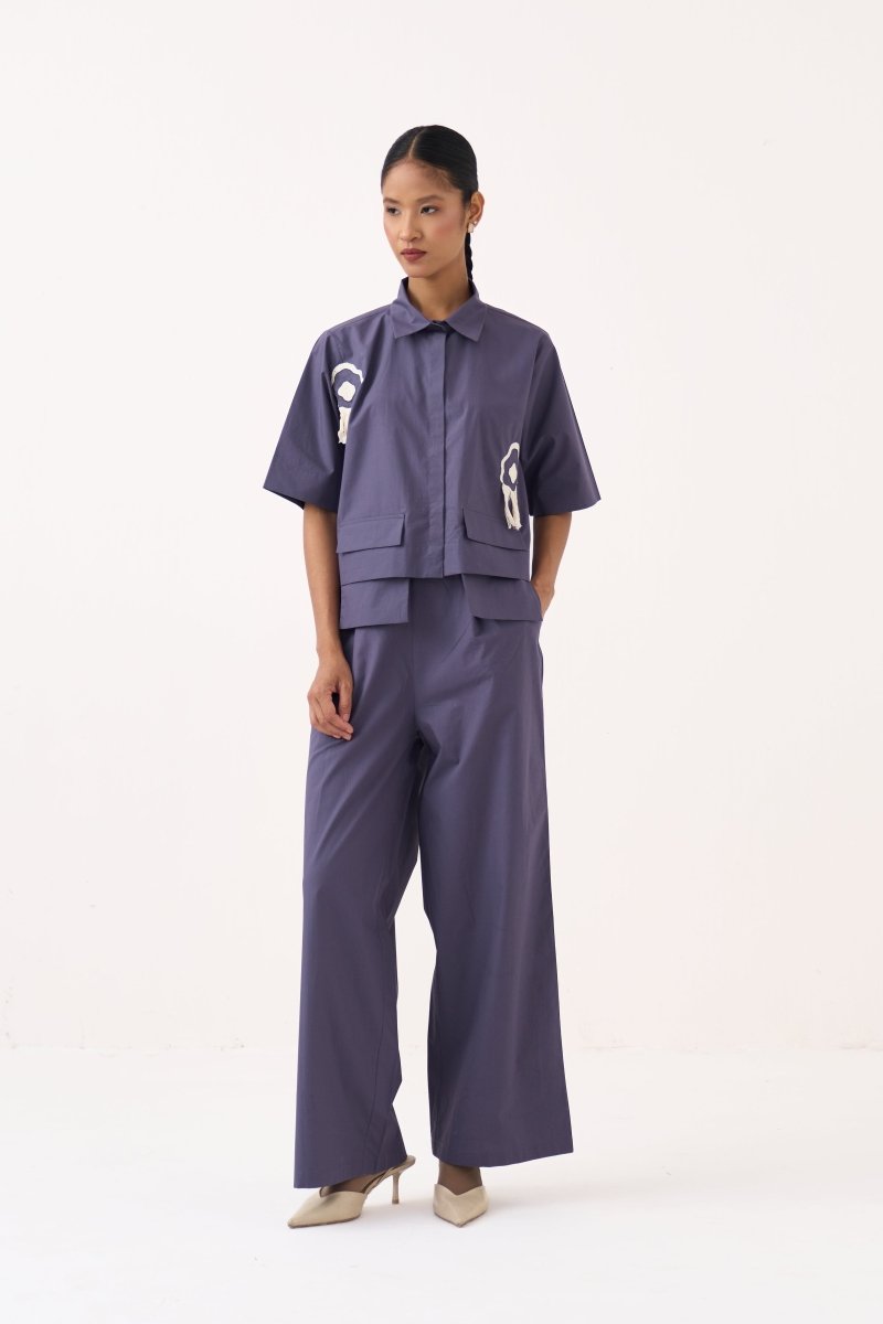 Crop Fringe Top Co-Ord - Three Clothing
