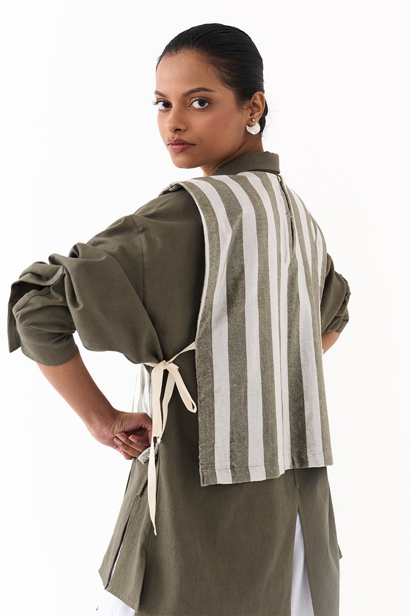 Crop Overlay Co - Ord (Set of 3) - Three Clothing