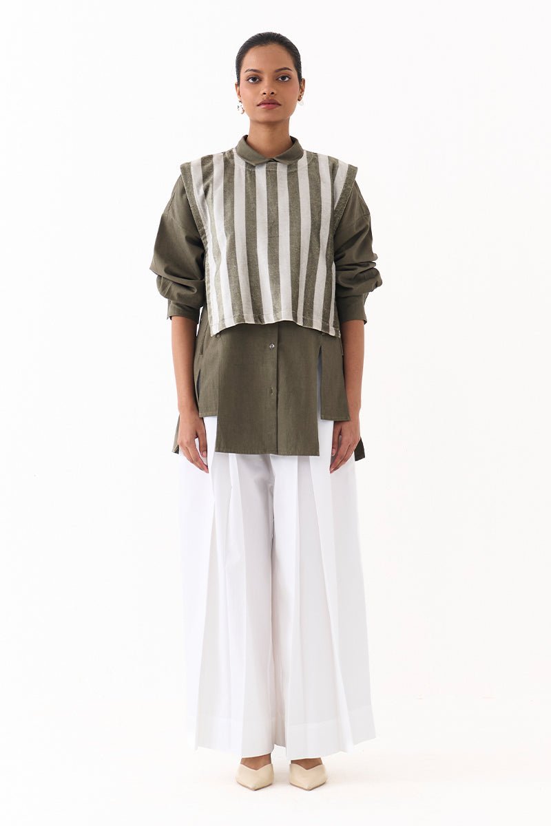 Crop Overlay Co - Ord (Set of 3) - Three Clothing