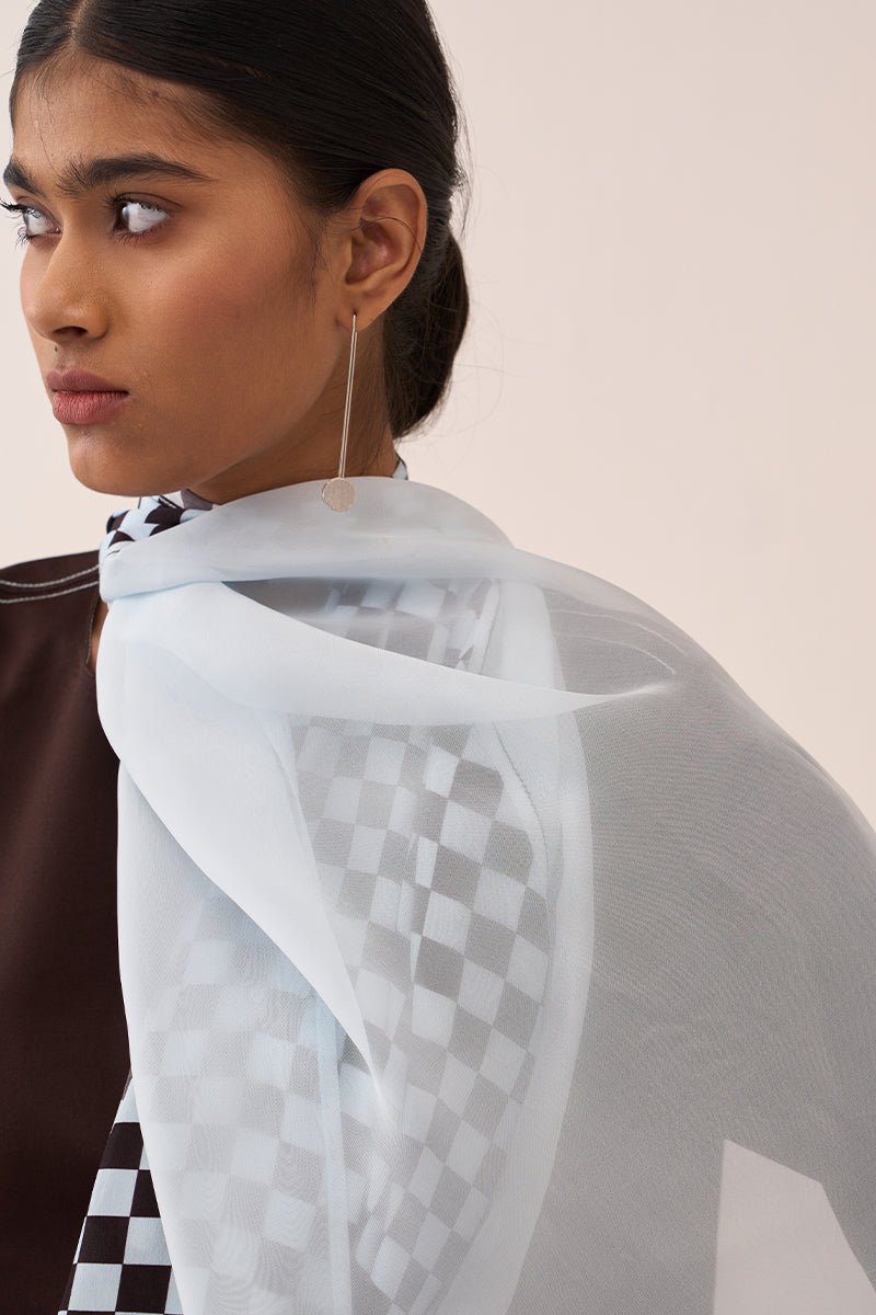 Cutout Double Layer Dress - Three Clothing