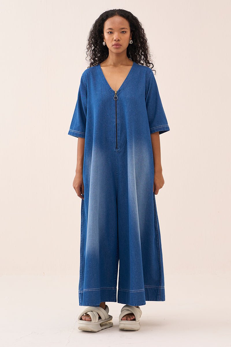 Denim Jumpsuit - Three Clothing