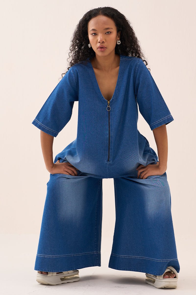 Denim Jumpsuit - Three Clothing
