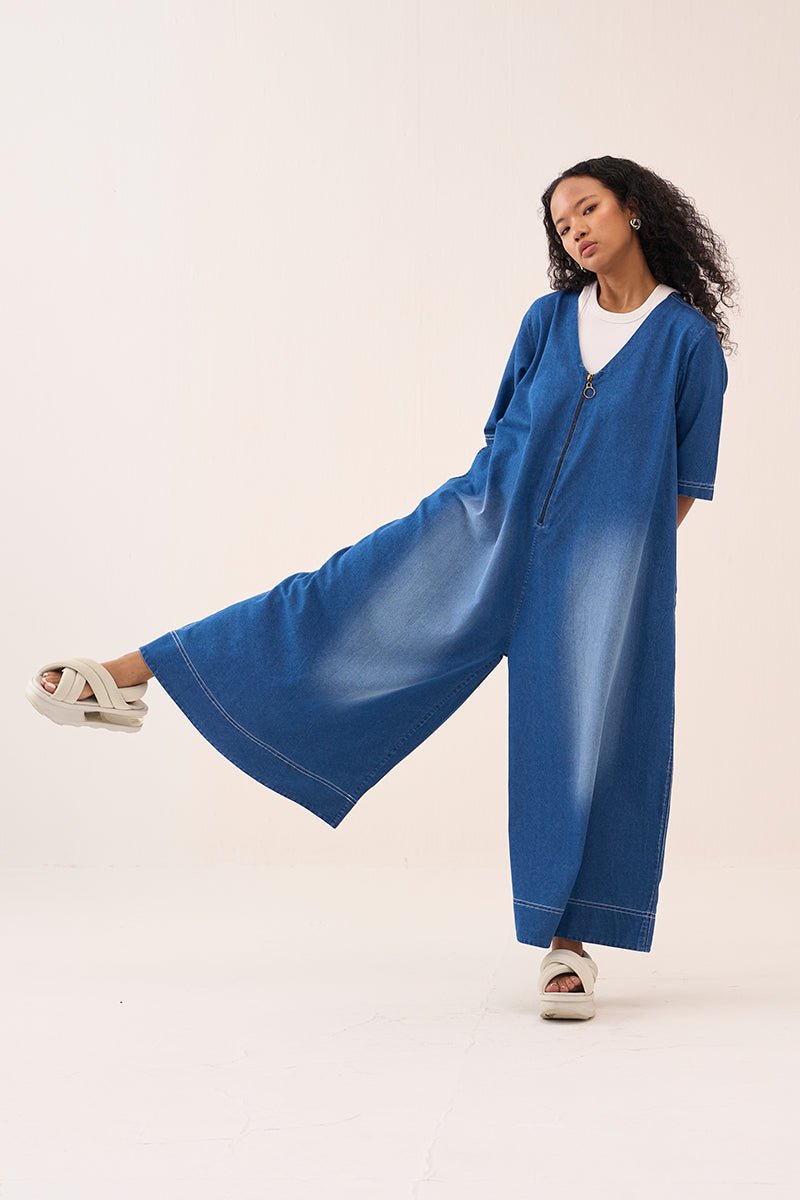 Denim Jumpsuit - Three Clothing