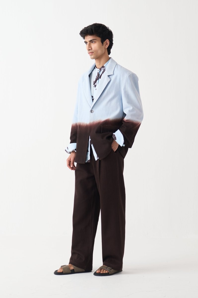 Dip Dye Blazer - Three Clothing