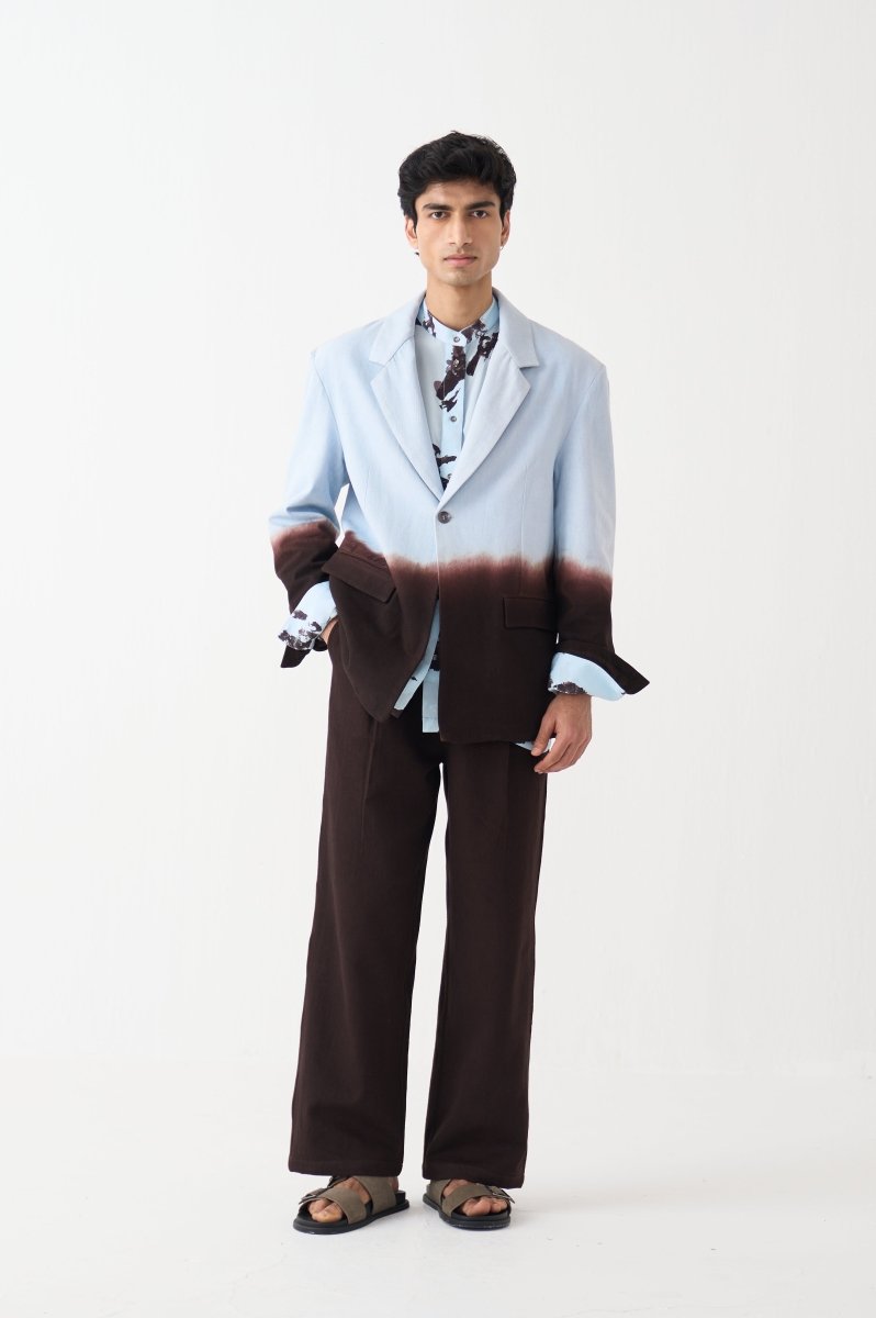 Dip Dye Blazer - Three Clothing