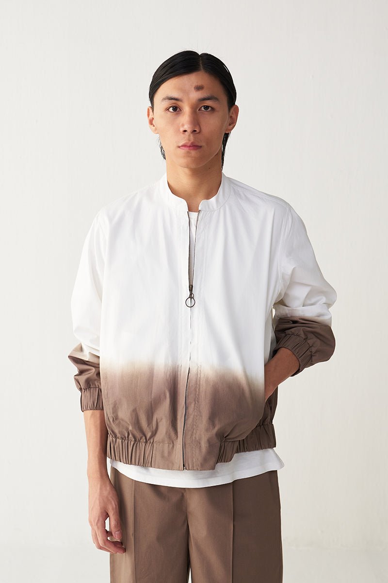 Dip Dye Bomber Jacket - Three Clothing