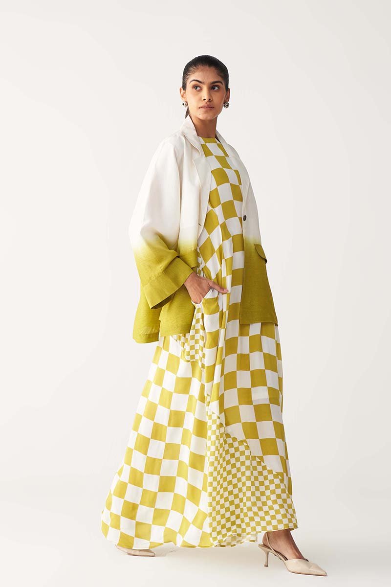 Dip Dye Jacket Co - Ord (Dress Included) - Three Clothing
