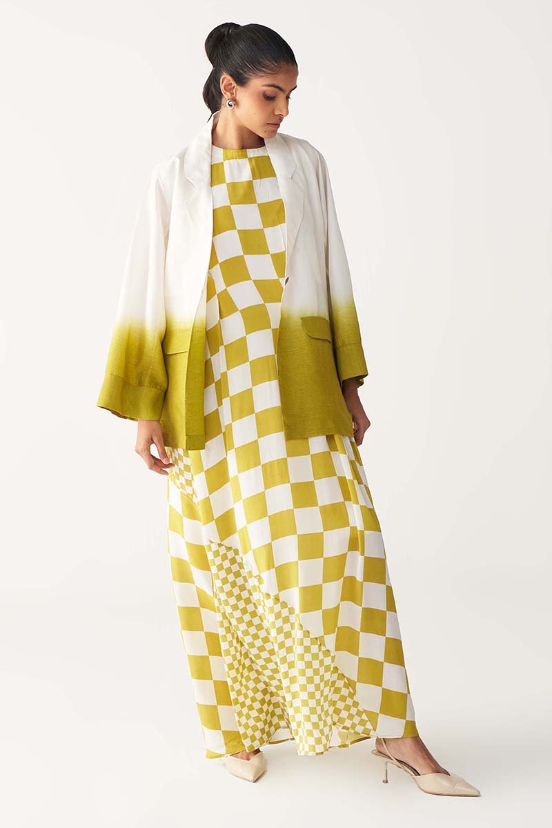 Dip Dye Jacket Co - Ord (Dress Included) - Three Clothing