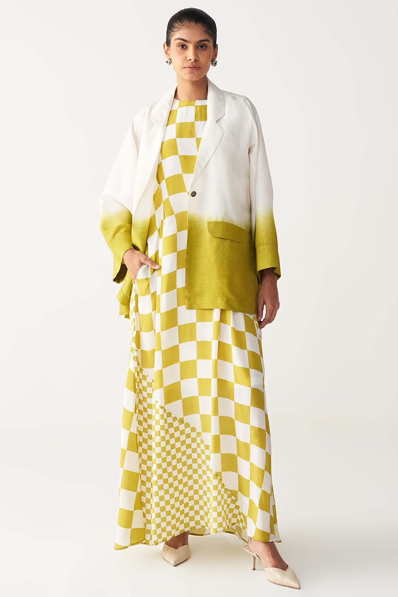 Dip Dye Jacket Co - Ord (Dress Included) - Three Clothing