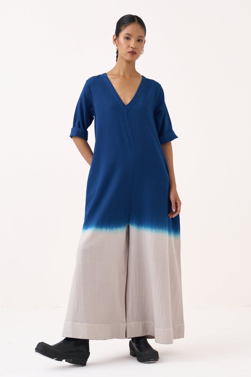 Dip-Dye Jumpsuit - Three Clothing