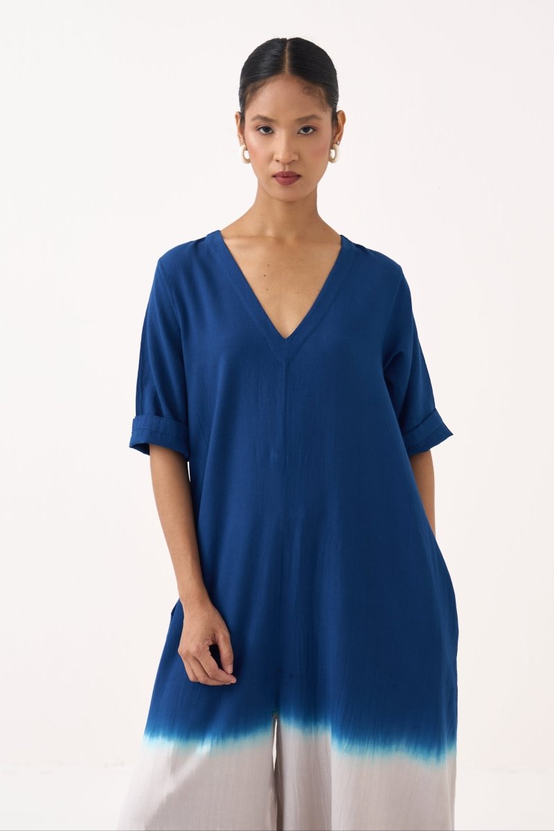 Dip-Dye Jumpsuit - Three Clothing