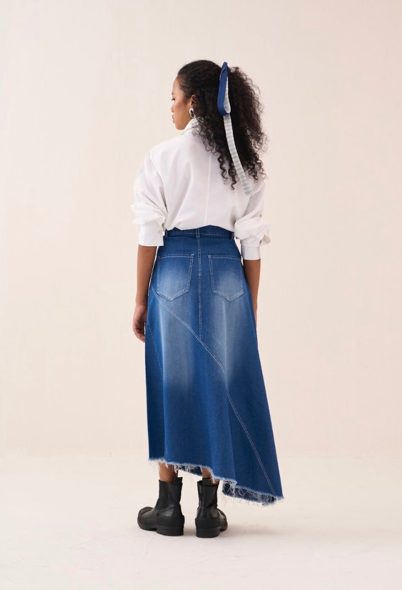 Double Breasted Collared Shirt - Three Clothing