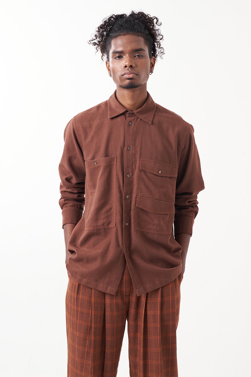 Double Patch Pocket Shirt - Three Clothing