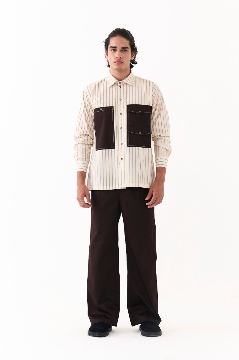 Double Patch Pocket Shirt - Three Clothing