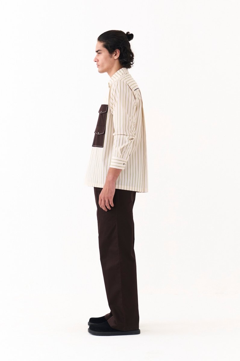 Double Patch Pocket Shirt - Three Clothing