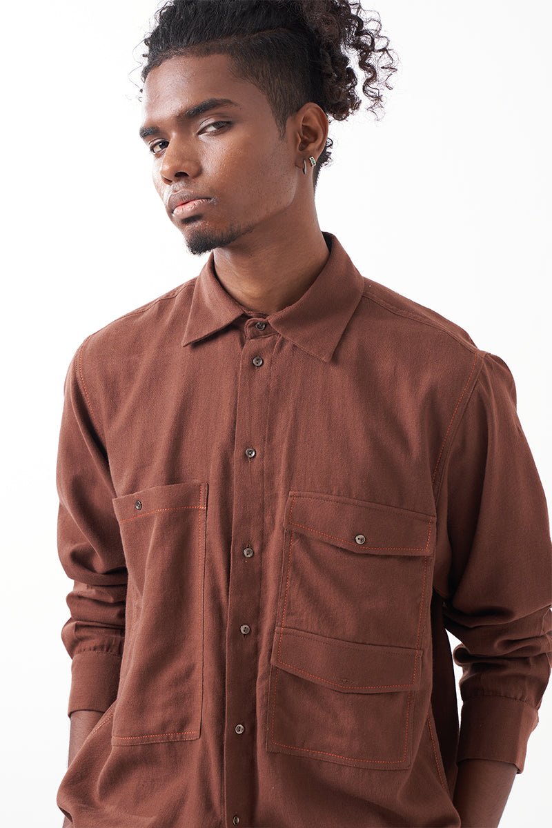 Double Patch Pocket Shirt - Three Clothing