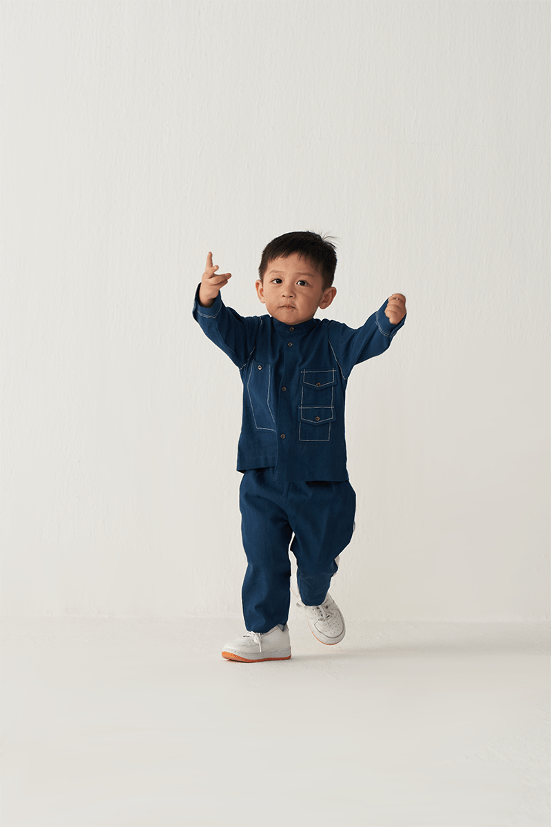 Double Patch Pocket Shirt Co - Ord - Three Clothing