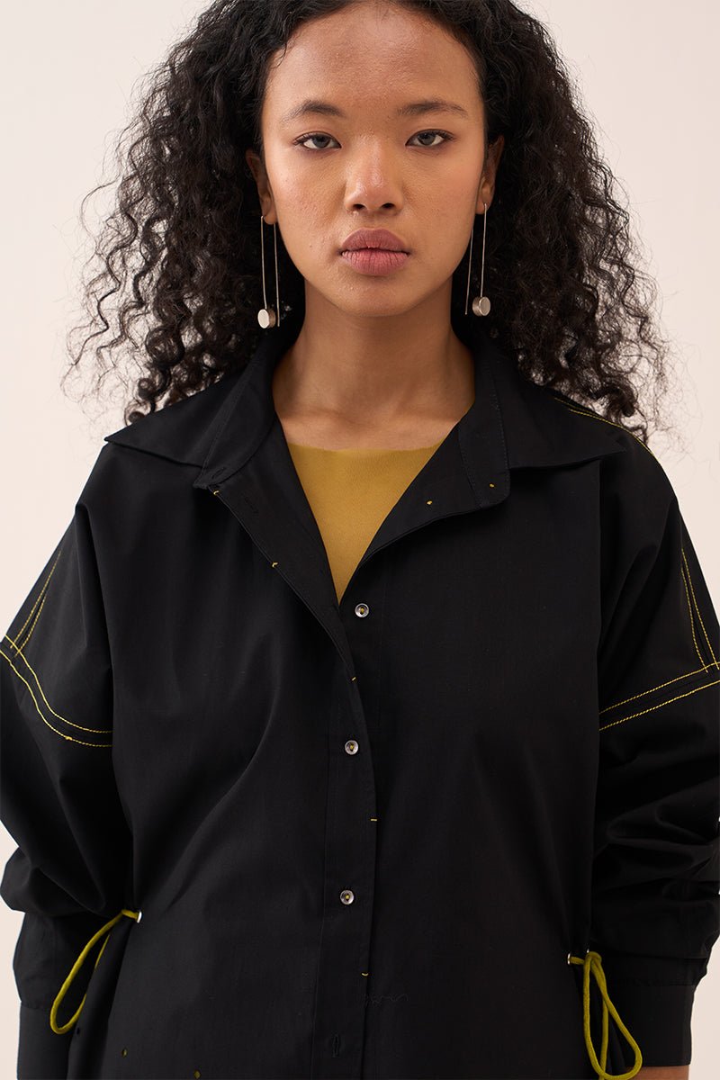 Drawstring Shirt - Three Clothing