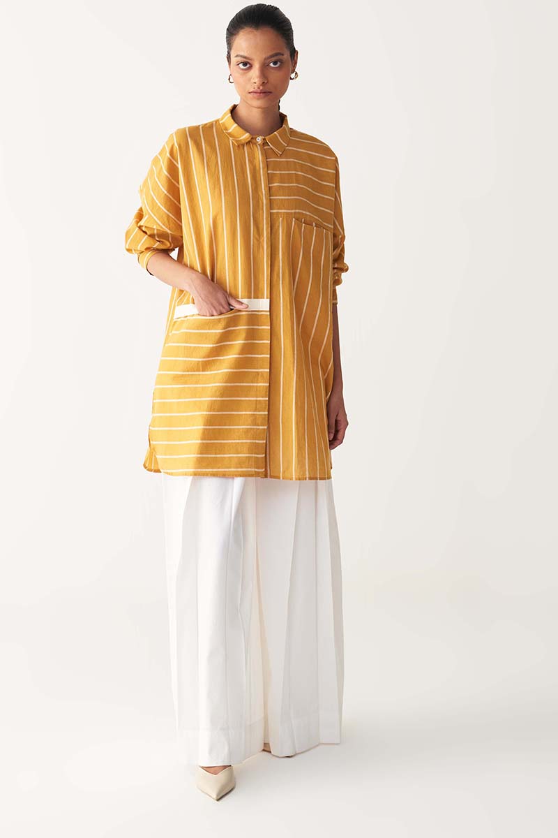Drawstring Shirt Co - Ord - Three Clothing