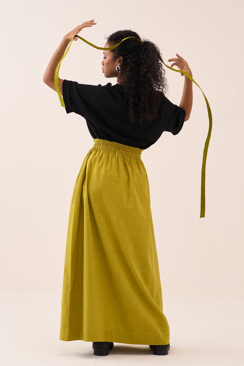 Elasticated Skirt - Three Clothing