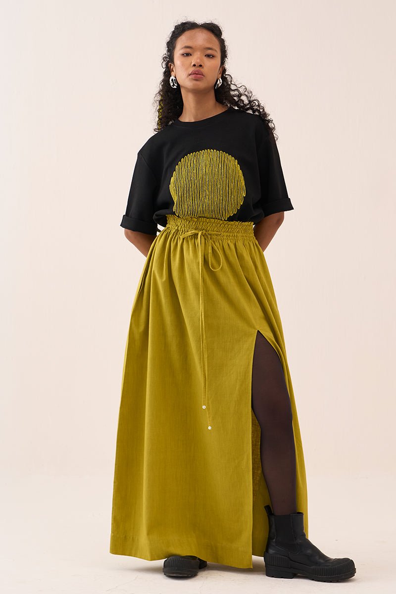 Elasticated Skirt - Three Clothing