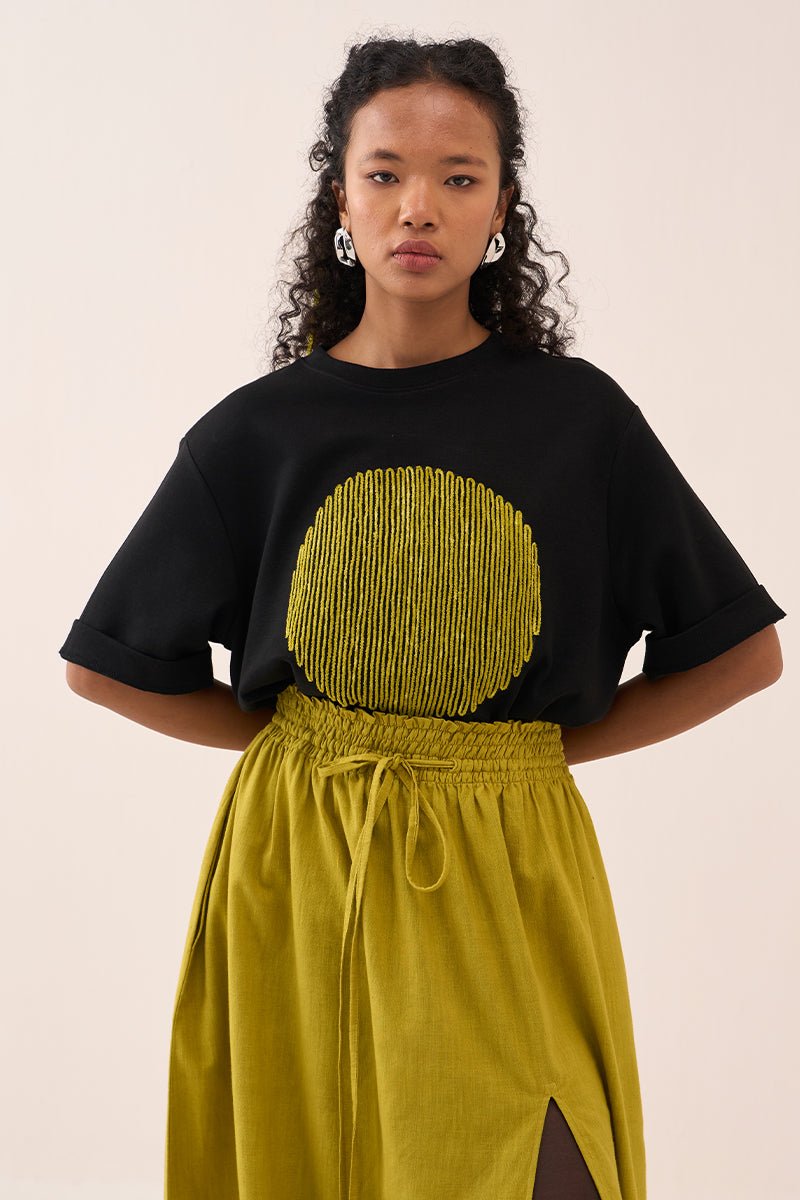 Elasticated Skirt - Three Clothing