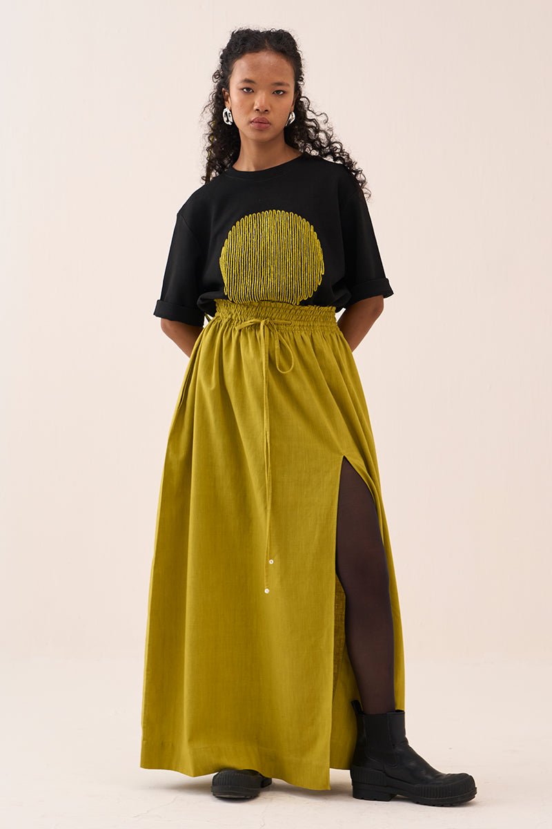 Elasticated Skirt - Three Clothing