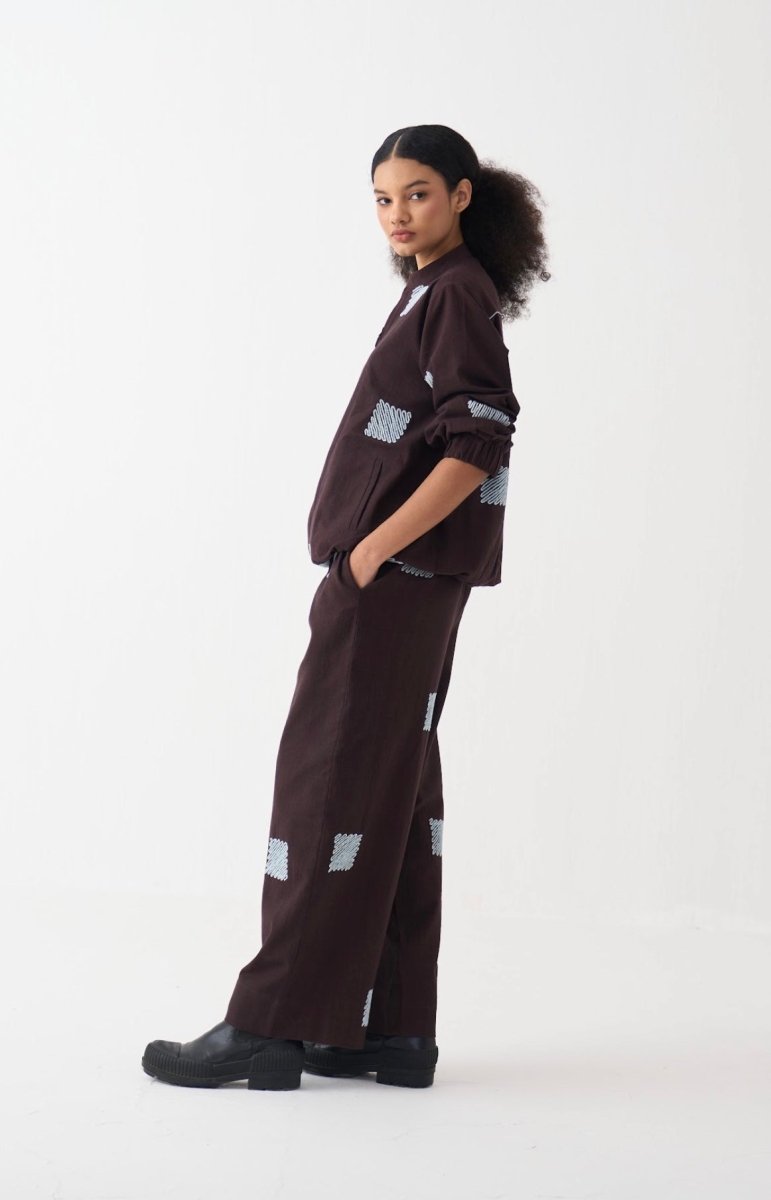 Emb. Bomber Jacket - Three Clothing