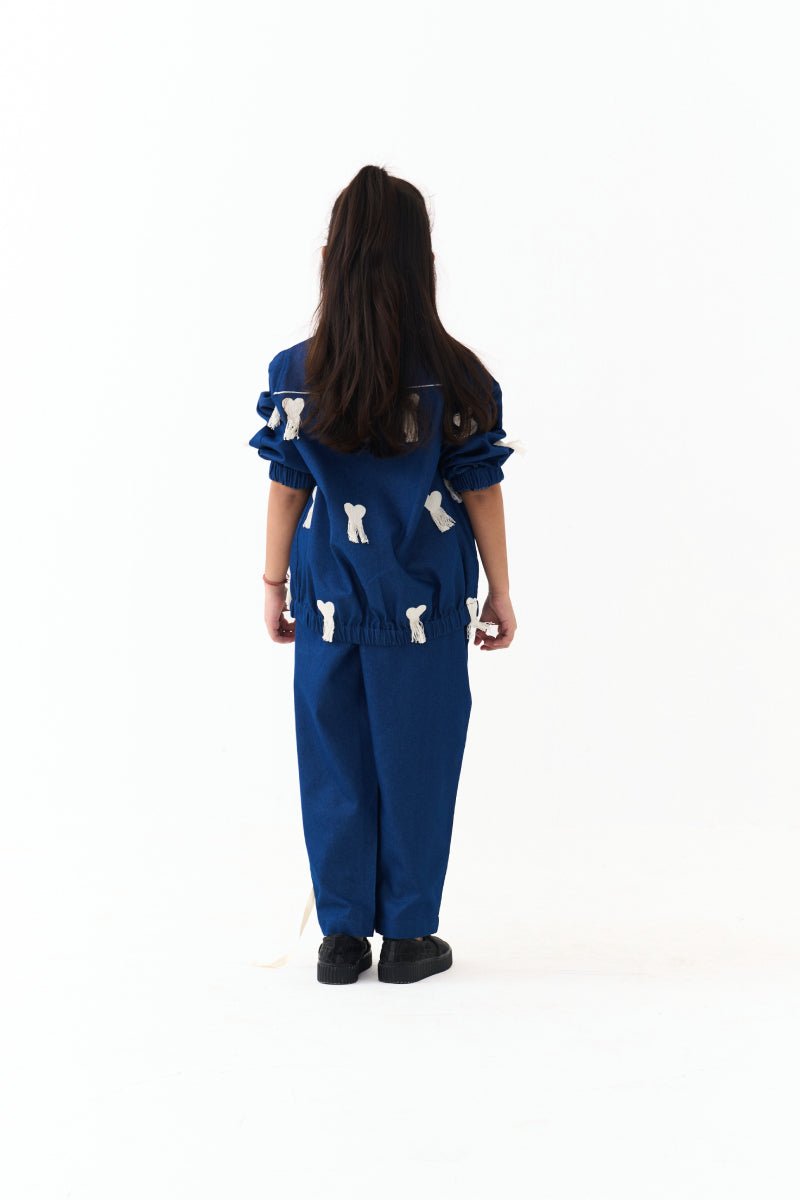 Emb. Bomber Jacket - Three Clothing