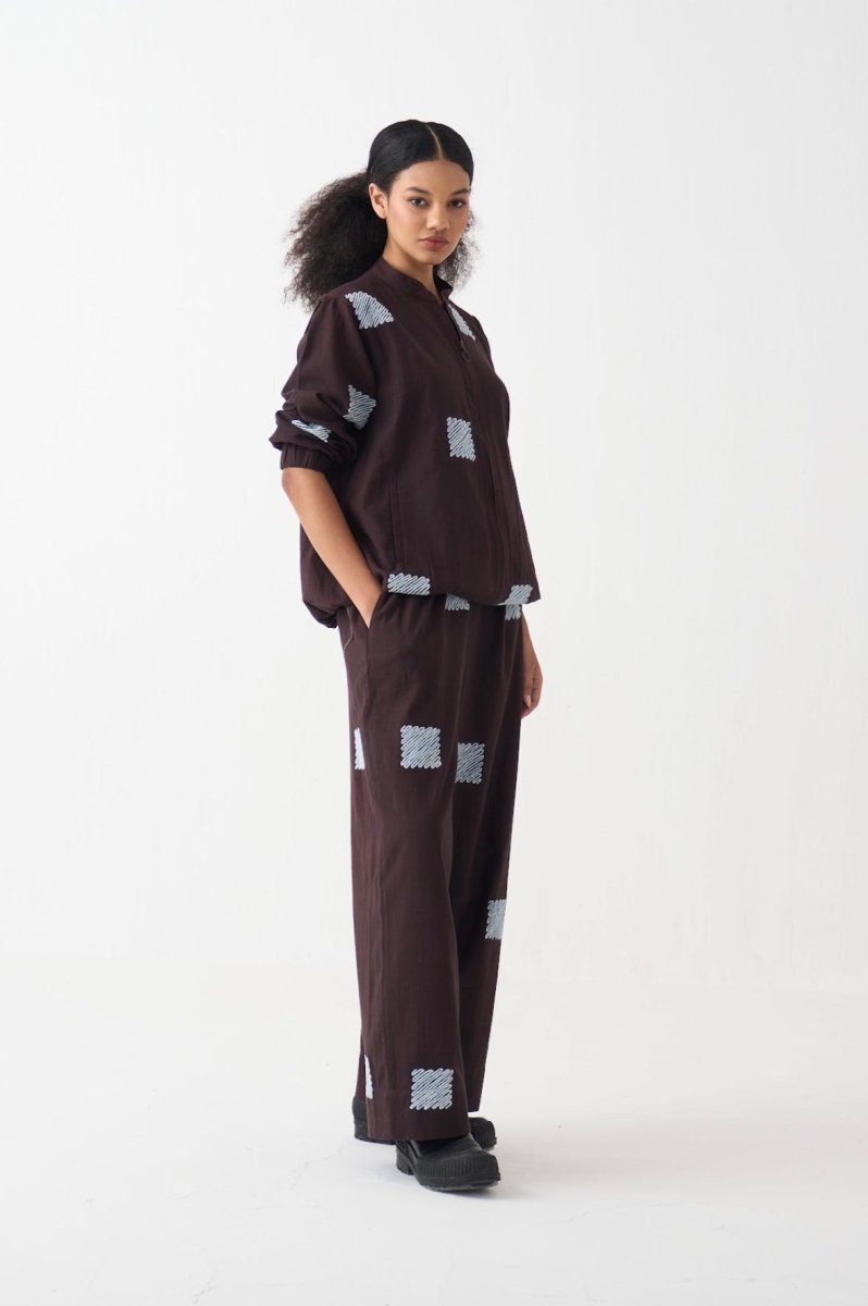 Emb. Bomber Jacket - Three Clothing