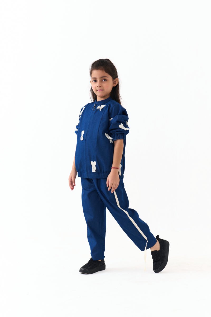 Emb. Bomber Jacket - Three Clothing