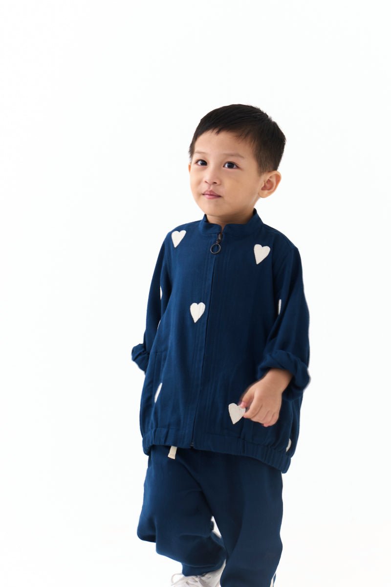 Emb. Bomber Jacket - Three Clothing