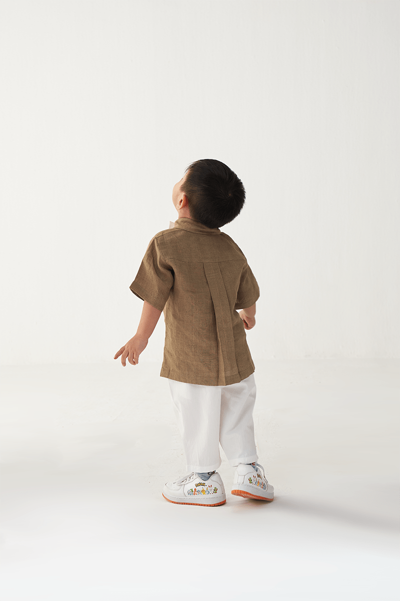 Emb. Circle Shirt Co - Ord - Three Clothing