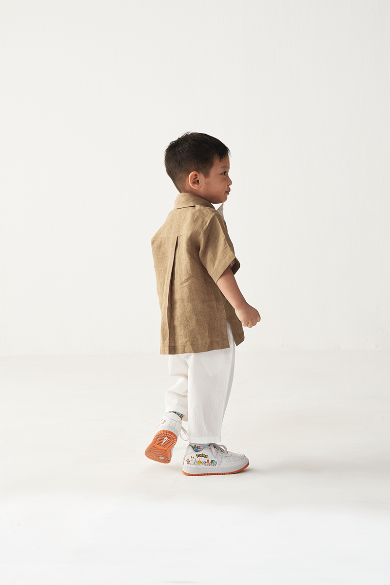 Emb. Circle Shirt Co - Ord - Three Clothing