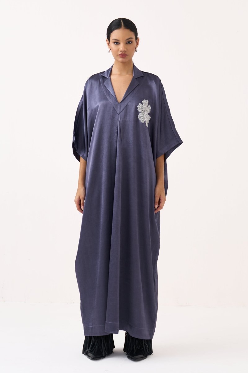 Emb. Gusset Kaftan - Three Clothing