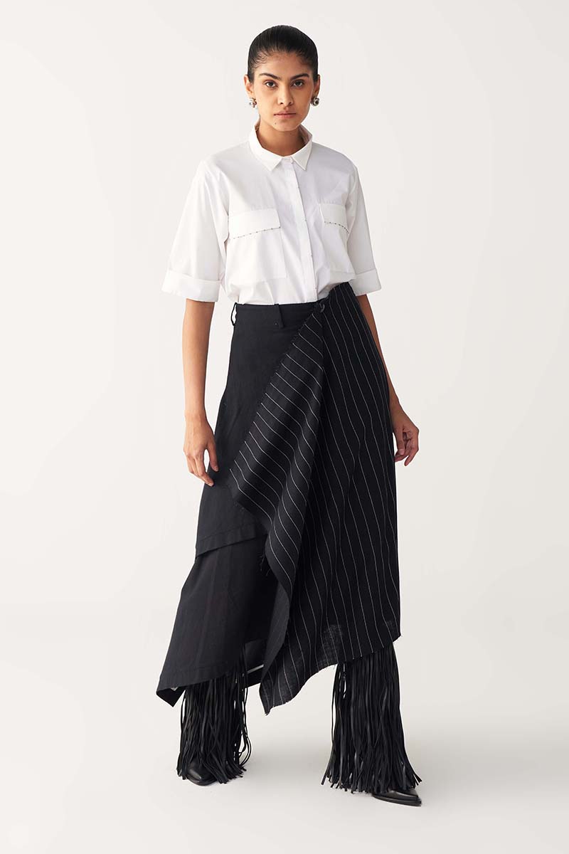 Emb. Handkerchief Skirt - Three Clothing