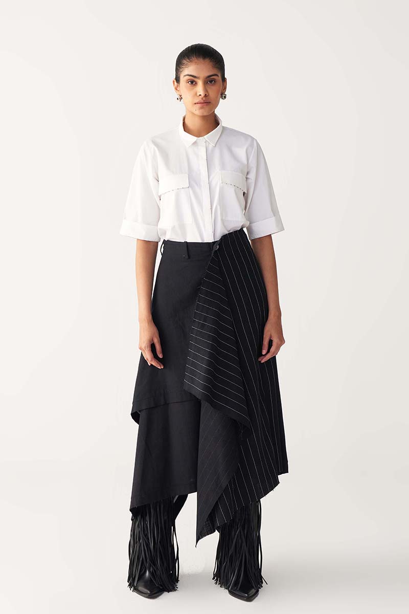 Emb. Handkerchief Skirt - Three Clothing
