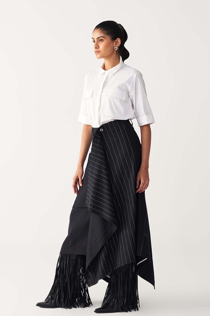Emb. Handkerchief Skirt - Three Clothing