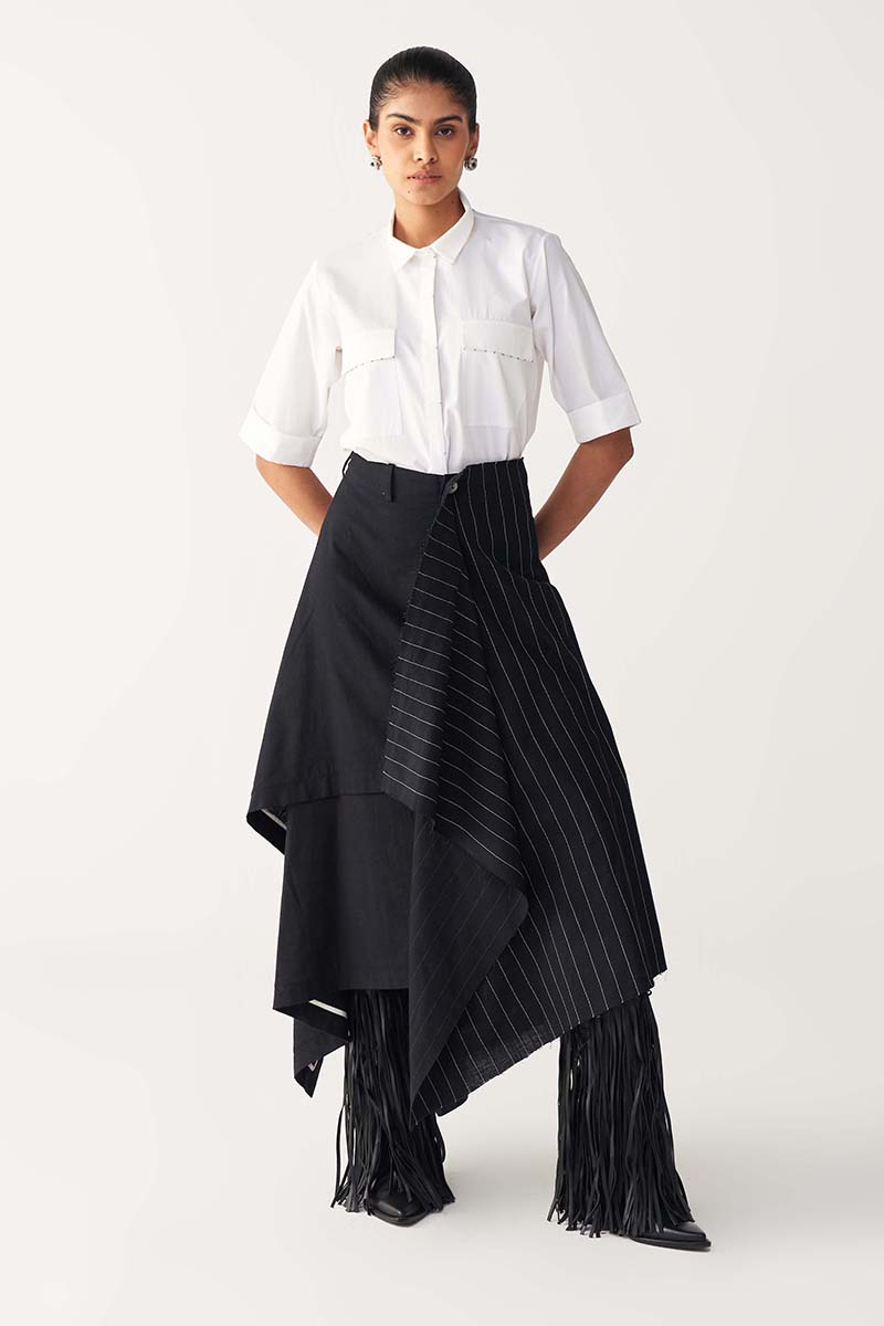 Emb. Handkerchief Skirt - Three Clothing